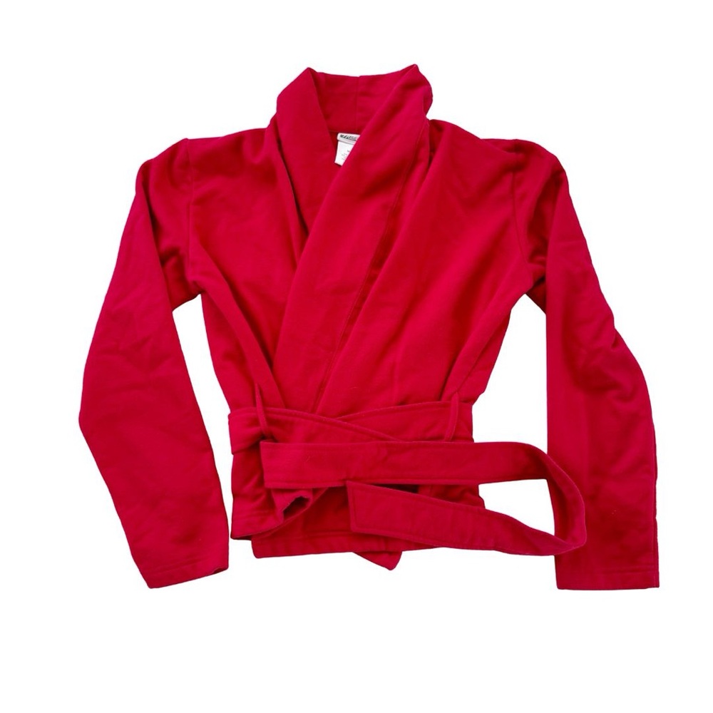 Vintage Wrap Sweatshirt Red Sz M